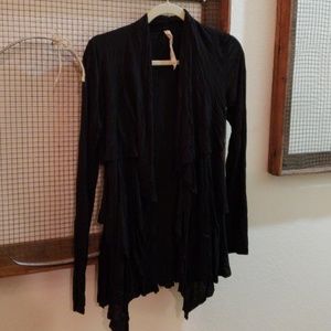 Black lightweight sweater wrap